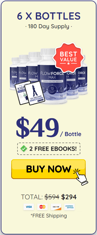 Buy FlowForce Max 6 Bottles